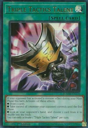Triple Tactics Talent (BLMM-EN170) - Battles of Legend: Monster Mayhem Ultra Rare 1st Edition