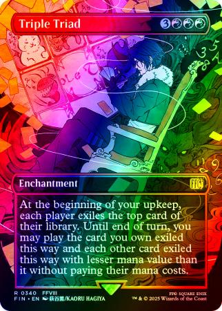 Triple Triad (Borderless) - 0340 - Foil
