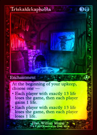 Triskaidekaphobia (Retro Frame) - 0391 - Foil