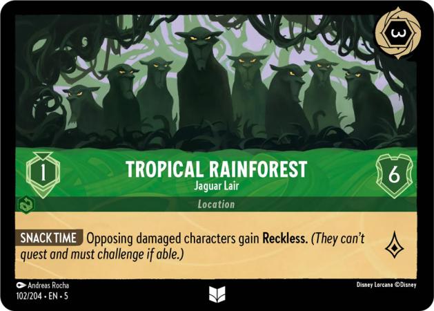 Tropical Rainforest - Jaguar Lair - 102/204 - Uncommon Cold Foil