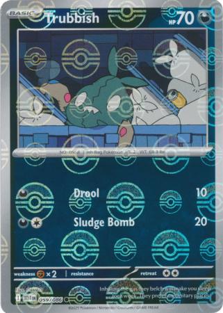 Trubbish (Poke Ball Pattern) - 059/086 - Common Reverse Holo