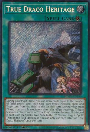 True Draco Heritage (BLMM-EN168) - Battles of Legend: Monster Mayhem Secret Rare 1st Edition