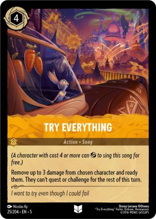 Try Everything - 025/204 - Uncommon Cold Foil