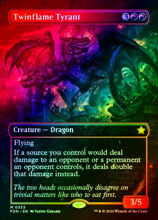 Twinflame Tyrant (Borderless) - 0333 - Foil