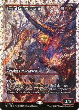 Twinflame Tyrant (Showcase) (Fracture Foil) - 0437 - Foil