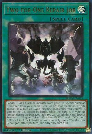 Two-for-One Repair Job (BLMM-EN029) - Battles of Legend: Monster Mayhem Ultra Rare 1st Edition