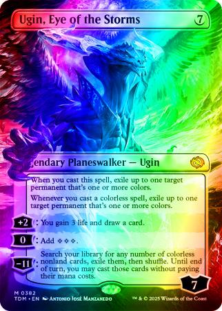 Ugin, Eye of the Storms (Borderless) - 0382 - Foil