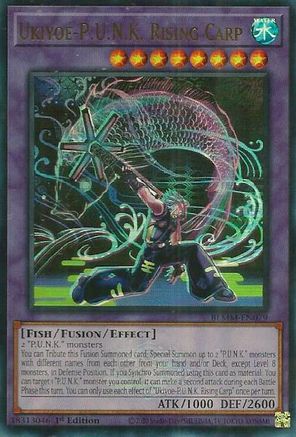 Ukiyoe-P.U.N.K. Rising Carp (BLMM-EN079) - Battles of Legend: Monster Mayhem Ultra Rare 1st Edition