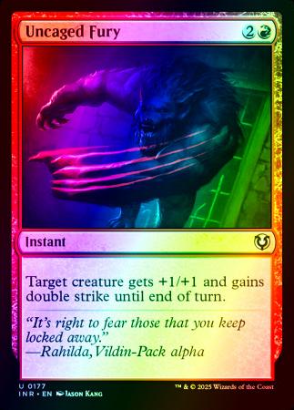 Uncaged Fury - 0177 - Foil