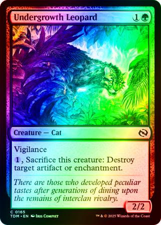 Undergrowth Leopard - 0165 - Foil