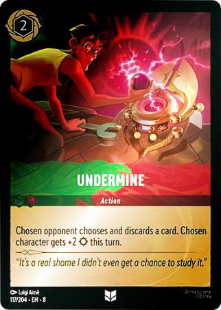 Undermine - 117/204 - Uncommon Cold Foil