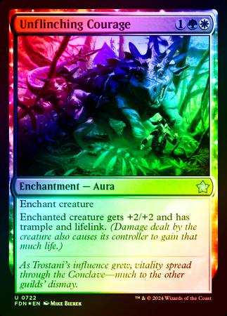 Unflinching Courage - 0722 - Foil