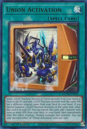 Union Activation (MZTM-EN023) - Maze of the Master Ultra Rare 1st Edition