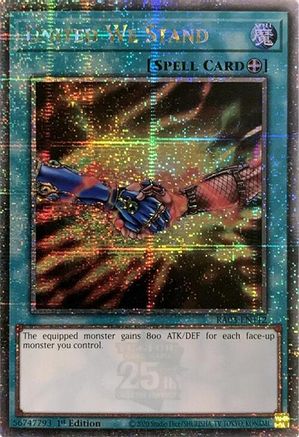 United We Stand (Quarter Century Secret Rare) (RA03-EN112) - Quarter Century Bonanza Quarter Century Secret Rare 1st Edition