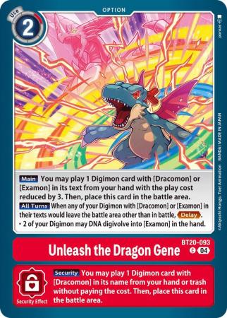 Unleash the Dragon Gene - BT20-093 C - Common
