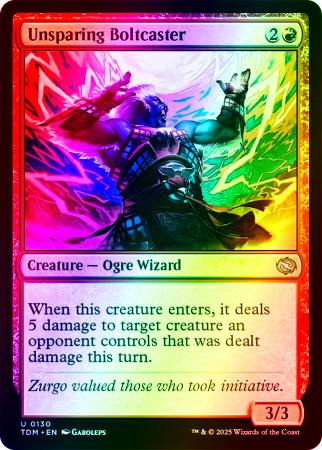 Unsparing Boltcaster - 0130 - Foil