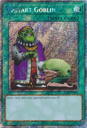 Upstart Goblin (Platinum Secret Rare) (RA03-EN096) - Quarter Century Bonanza Platinum Secret Rare 1st Edition