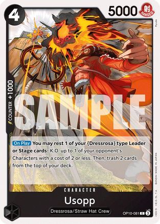 Usopp - OP10-081 - Common