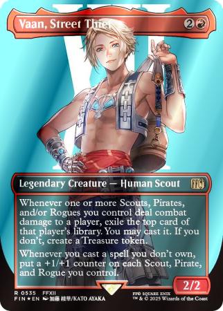 Vaan, Street Thief (Borderless) (Surge Foil) - 0535 - Foil