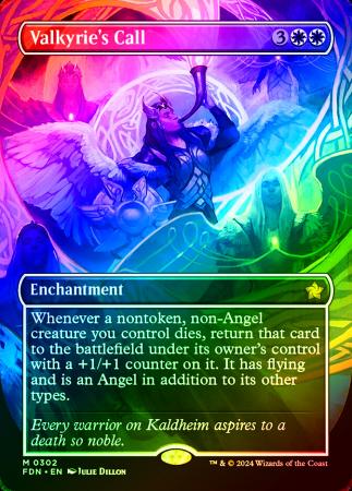 Valkyrie's Call (Borderless) - 0302 - Foil
