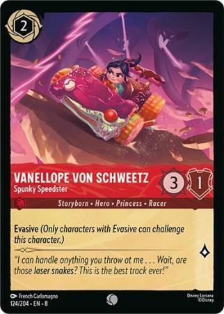 Vanellope Von Schweetz - Spunky Speedster - 124/204 - Common