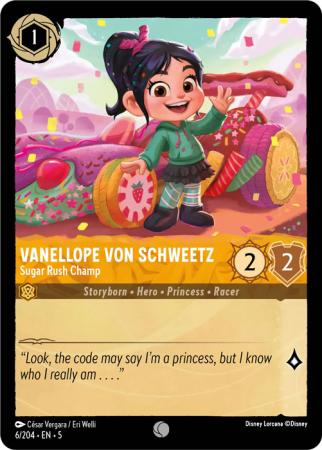 Vanellope von Schweetz - Sugar Rush Champ - 006/204 - Common Cold Foil