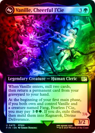 Vanille, Cheerful l'Cie (Extended Art) - 0475 - Foil