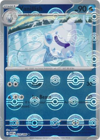 Vanillish (Poke Ball Pattern) - 028/086 - Common Reverse Holo