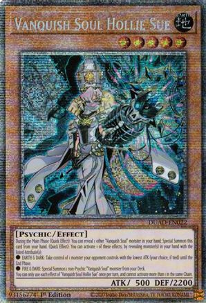 Vanquish Soul Hollie Sue (Starlight Rare) (DUAD-EN022) - Duelist's Advance Starlight Rare 1st Edition