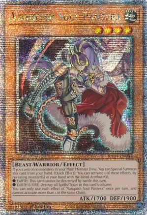 Vanquish Soul Pantera (Quarter Century Secret Rare) (RA04-EN044) - Quarter Century Stampede Quarter Century Secret Rare 1st Edition