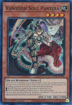 Vanquish Soul Pantera (RA04-EN044) - Quarter Century Stampede Super Rare 1st Edition