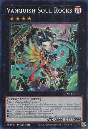Vanquish Soul Rocks (DUAD-EN046) - Duelist's Advance Super Rare 1st Edition