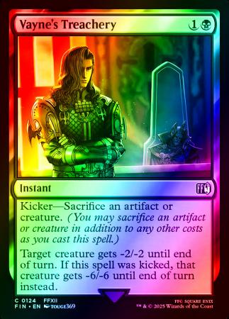 Vayne's Treachery - 0124 - Foil