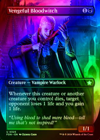 Vengeful Bloodwitch (Borderless) - 0325 - Foil