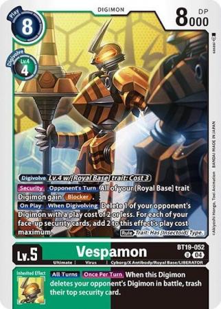 Vespamon - BT19-052 U - Uncommon