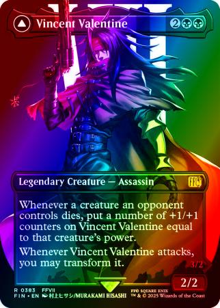 Vincent Valentine (Borderless) - 0383 - Foil