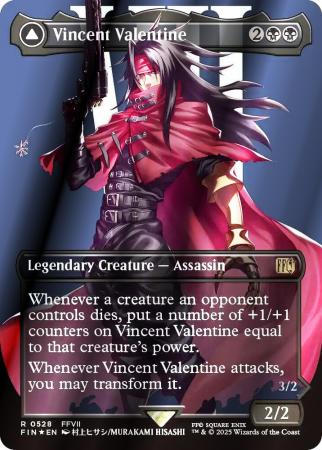 Vincent Valentine (Borderless) (Surge Foil) - 0528 - Foil