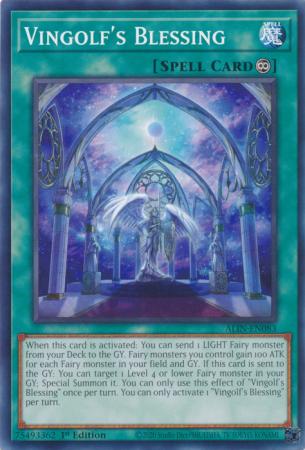 Vingolf's Blessing (ALIN-EN083) - Alliance Insight Common / Short Print 1st Edition