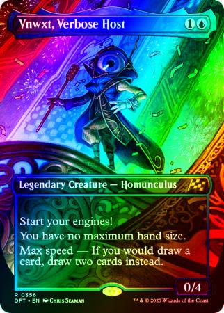 Vnwxt, Verbose Host (Borderless) - 0356 - Foil