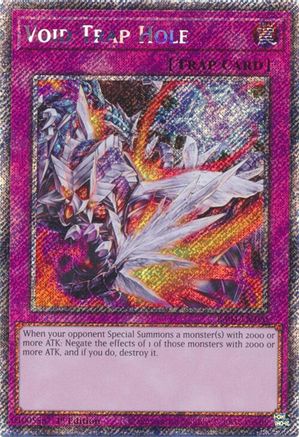 Void Trap Hole (Platinum Secret Rare) (RA04-EN190) - Quarter Century Stampede Platinum Secret Rare 1st Edition