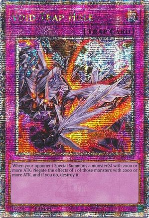 Void Trap Hole (Quarter Century Secret Rare) (RA04-EN190) - Quarter Century Stampede Quarter Century Secret Rare 1st Edition