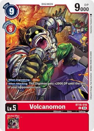 Volcanomon - BT18-016 C - Common