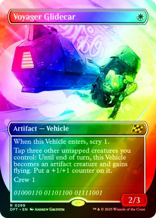 Voyager Glidecar (Borderless) - 0299 - Foil