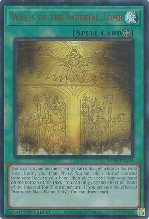 Walls of the Imperial Tomb (MP25-EN168) - 2025 Mega-Pack Ultra Rare 1st Edition