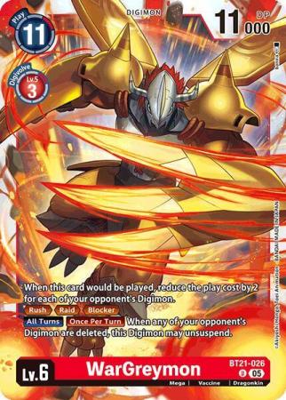 WarGreymon - BT21-026 U - Uncommon