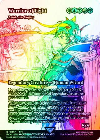 Warrior of Light - Jodah, the Unifier (Showcase) - 0017 - Foil