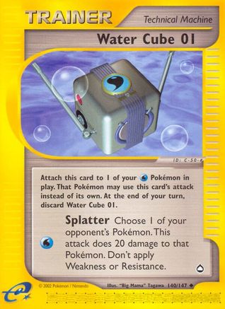 Water Cube 01 - 140/147 - Uncommon Reverse Holo