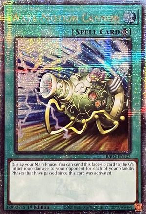 Wave-Motion Cannon (Quarter Century Secret Rare) (RA03-EN127) - Quarter Century Bonanza Quarter Century Secret Rare 1st Edition