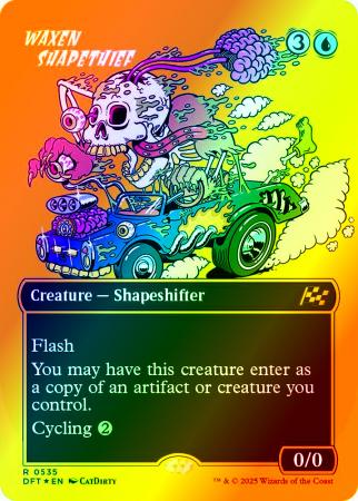 Waxen Shapethief (Borderless) (First-Place Foil) - 0535 - Foil