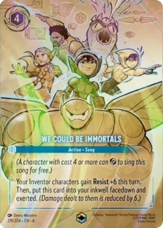 We Could Be Immortals (Alternate Art) - 219/204 - Enchanted Holofoil